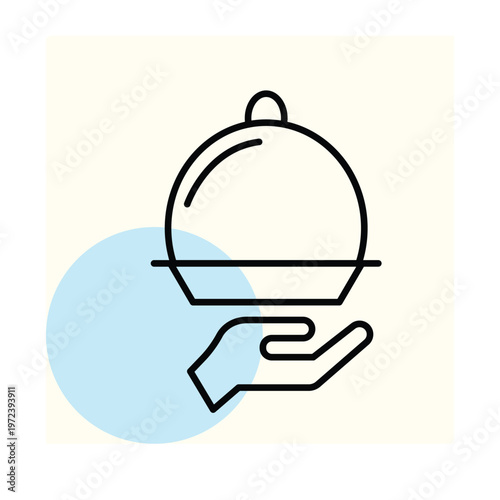 serving dish  vector, pixel perfect, illustrator file 
