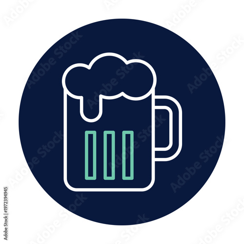 Beer vector, pixel perfect, illustrator file  
