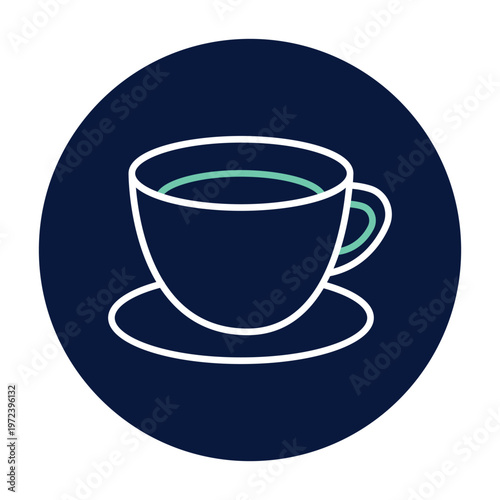 Tea Cup vector, pixel perfect, illustrator file 
