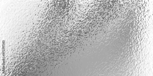 Silver metal effect foil. Silver texture. Gradient background. Metal surface print. Glitter backdrop. Silver plate. Shine design invitation, wedding greeting, cards, prints. Vector illustration