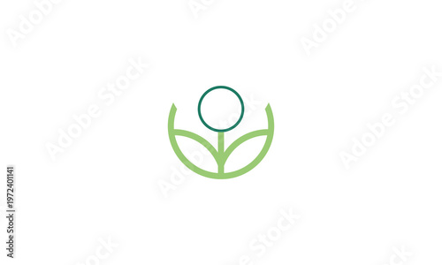 Title: Eco Friendly Human Leaf Icon
Description: Human figure combined with leaf symbolizing eco lifestyle and sustainability.