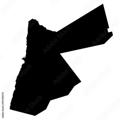 Detailed illustrated map of Jordan featuring iconic landmarks, vibrant colors, and artistic elements, perfect for travel, education, or design projects