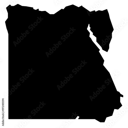 A detailed, modern vector map of Egypt featuring borders, cities, and iconic landmarks like the Pyramids of Giza and the Nile River. Perfect for educational, travel, or design projects