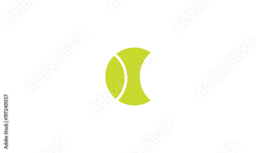 Minimal Tennis Ball Icon