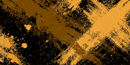 A vintage textured metal surface features an old rusty pattern with brown corrosion and aged paint on a rough antique iron material