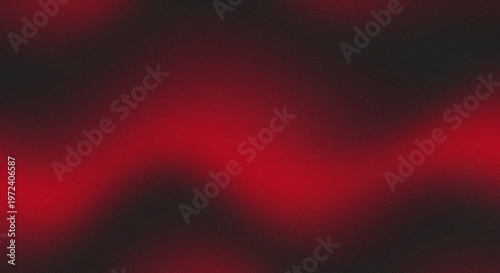 Deep gradient of red fading into darkness on a sleek black background illustration