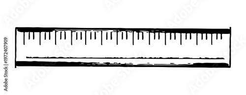 ものさしのイラスト