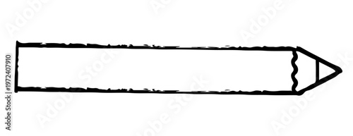 シンプルなえんぴつのイラスト