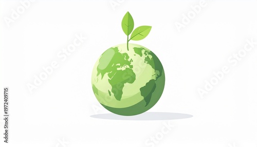 Global Environment Conservation and Ecology Symbol