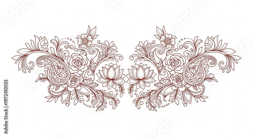 Intricate floral wedding hair combs.