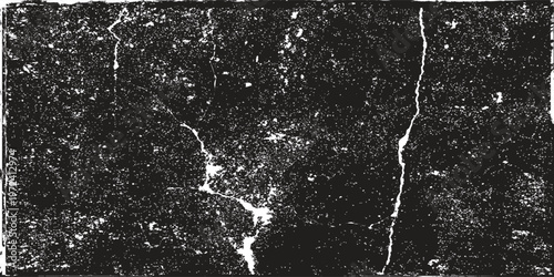 Heavy grunge vector texture background with distressed grainy effect and rough edges. Abstract black and white weathered overlay for vintage, industrial, or urban design styles. 