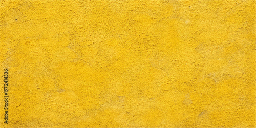 Abstract yellow wall texture with a grunge pattern and aged paper feel creates a vintage rough surface backdrop for antique design