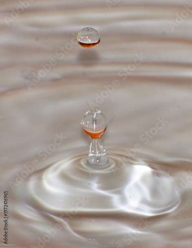 Water Drop hitting water