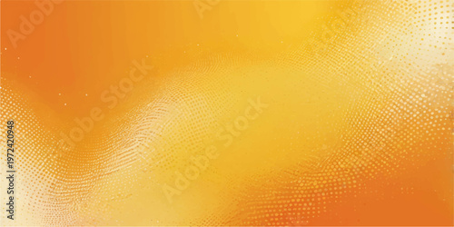 Abstract orange background vector illustration featuring a golden liquid pattern with macro bubbles and foam textures for a cold beer or champagne drink wallpaper design