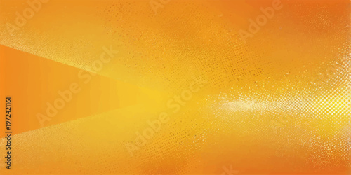 Abstract orange background with golden liquid bubbles and a yellow light texture creates a vibrant motion design for a beer or water backdrop