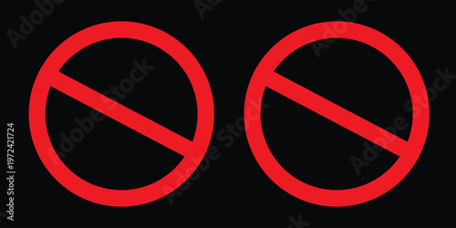 Sign forbidden. Tire symbol icon. Red circle sign stop entry ang slash line isolated on transparent background. Mark prohibited. Tire symbol icon. Mark prohibited. vektor
