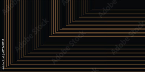 Black gold background vector wallapaper for backdrop, banner. vektor