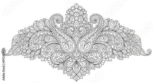 Intricate Lace Pattern Design.