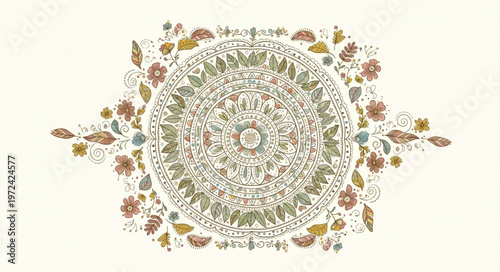 Intricate Mandala Design Pattern.