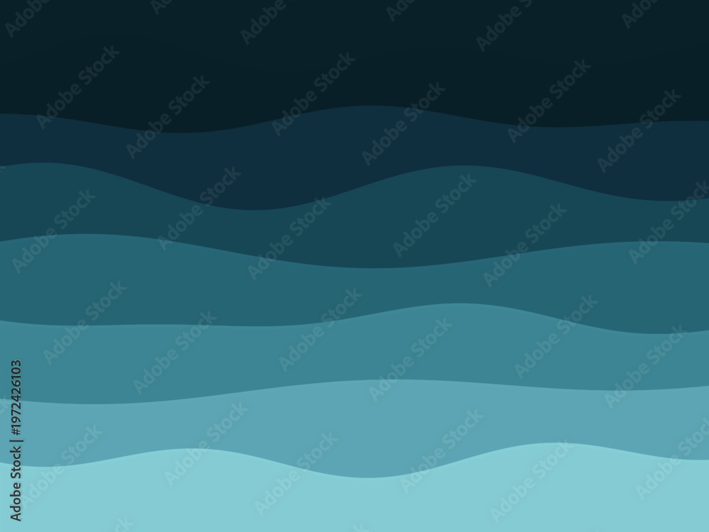 Fototapeta premium Paper Cut Layered Depth Abstract Background Shadow Effect