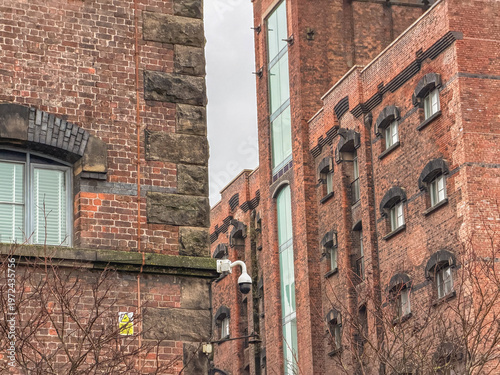 Картината върху платно Old historic building at the harbours of Birkenhead, UK.