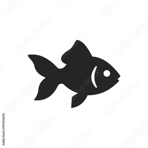 Vector illustration of a cartoon shark and tuna swimming in the blue sea water as a marine wildlife symbol for fishing and seafood design isolated on a white background