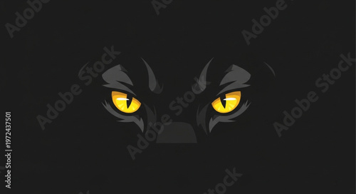 Panther Eyes in the Dark.
