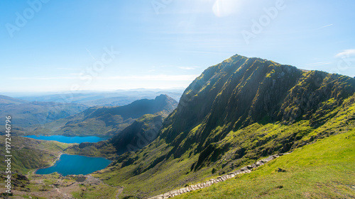 Afternoon view from Mt Snowdon Summit