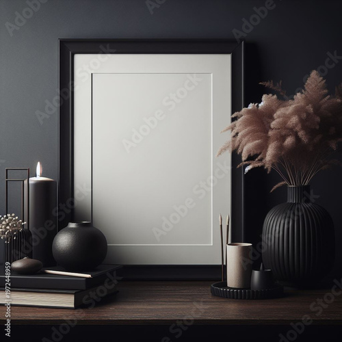 empty room with a table