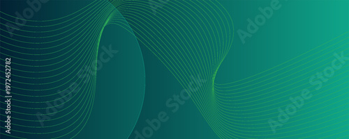 Digital technology speed connect blue green background, cyber nano information, abstract communication.