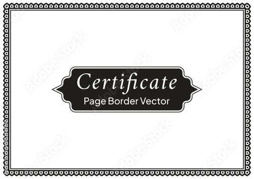 A4 Certificate Page Border (32)
