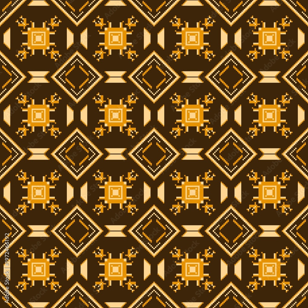 Fototapeta premium golden seamless pattern