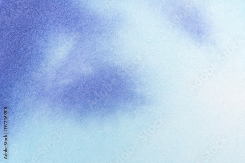 Abstract blue watercolor texture background with soft gradient