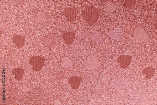Background with red and pink hearts. Valentine's Day