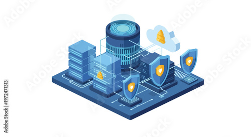 Secure Data Center Infrastructure with Cloud Computing and AI Protection