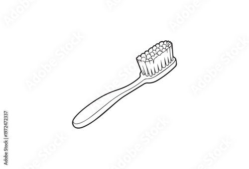 Toothbrush, tooth brush, dental hygiene, oral care, vector icon