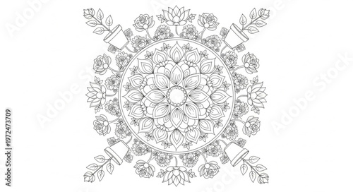 Virus particle illustration.