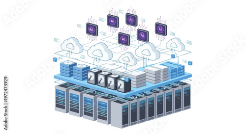 AI-powered Cloud Data Center Infrastructure for Big Data Processing