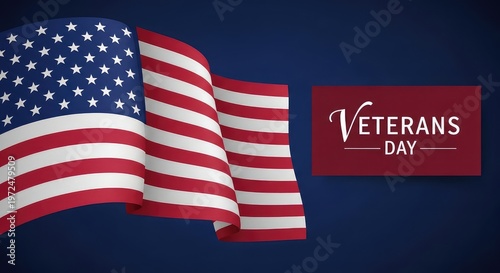 Honoring american heroes a veterans day tribute with the us flag