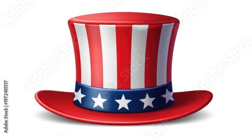 Iconic uncle sam's top hat a symbol of american patriotism and independence