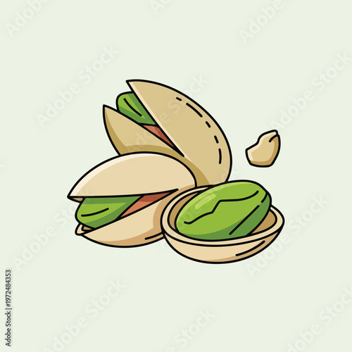 Avocado halves with green flesh.