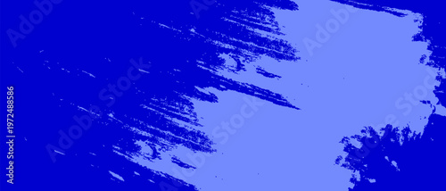 Abstract blue and light blue paint brush strokes with abstract art and Grungy shape with sky caller