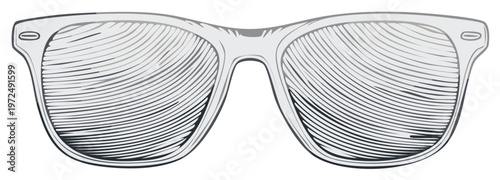 Engraved Sunglasses Spectacles Eyewear Accessory Protection Fashion Style Design