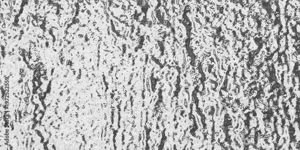 Naklejka premium Detailed grayscale textured surface resembling rough ice or frosted glass with intricate patterns and organic formations for abstract backgrounds