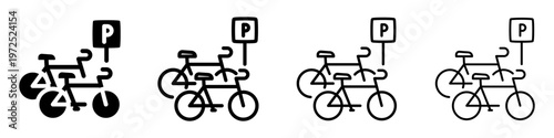 Bicycle Parking Icons