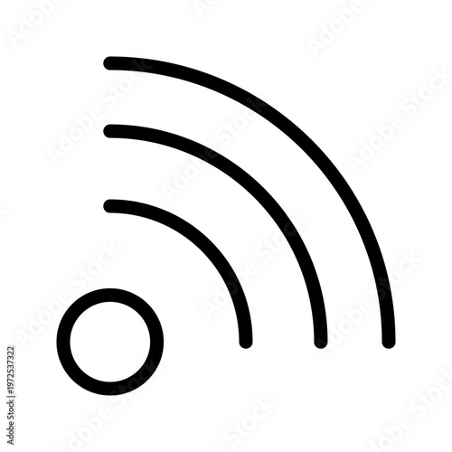 Strong Wi-Fi signal icon modern wireless connectivity, internet network strength and digital communication visual