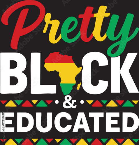 Pretty black and educated Svg