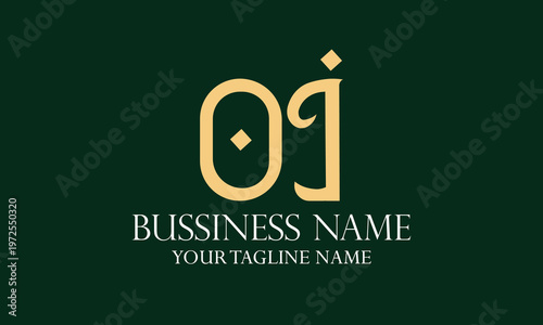 OI o oi initial logo | initial based abstract modern minimal creative logo, vector template image. luxury logotype logo, real estate homie logo. typography logo. initials logo