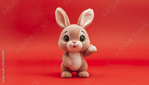 cute little bunny soft toy