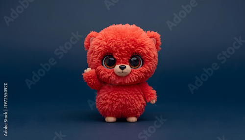 cute little red soft toy